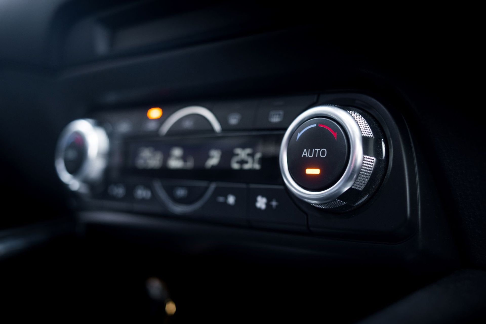 A Close Up of the Climate Control in a Car — Aitkenvale Auto & Dyno in Aitkenvale, QLD