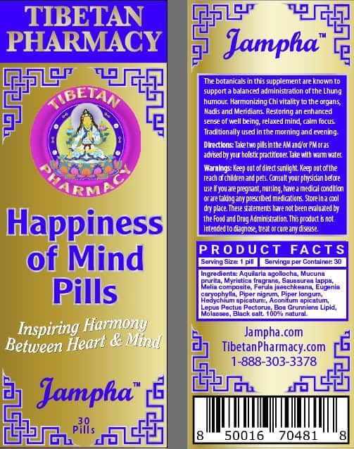 Happiness of Mind Pills - Inspiring harmony between heart and mind