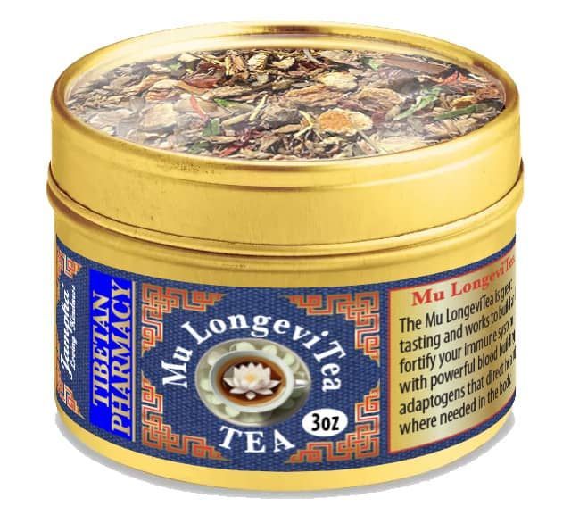 Mu LongevitTea - herbal tea to support energy, vitality, and overall wellness