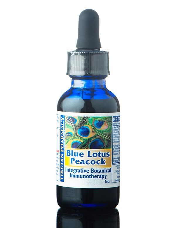 Blue Lotus Peacock - Tibetan Infusion - integrative Botanical Immunotherapty