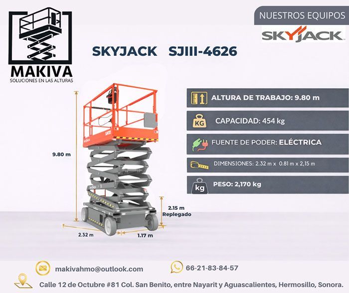 MAKIVA RENTA DE EQUIPO DE ELEVACION