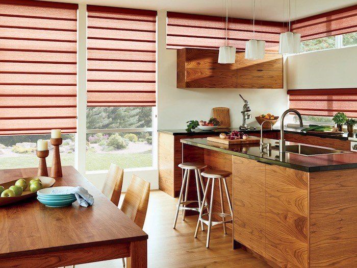 Hunter Douglas Pirouette Shades by Window Spaces
