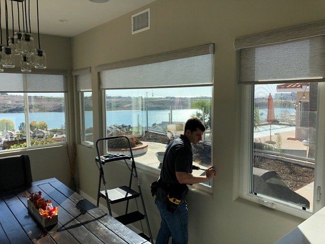 Roller Shades Installation