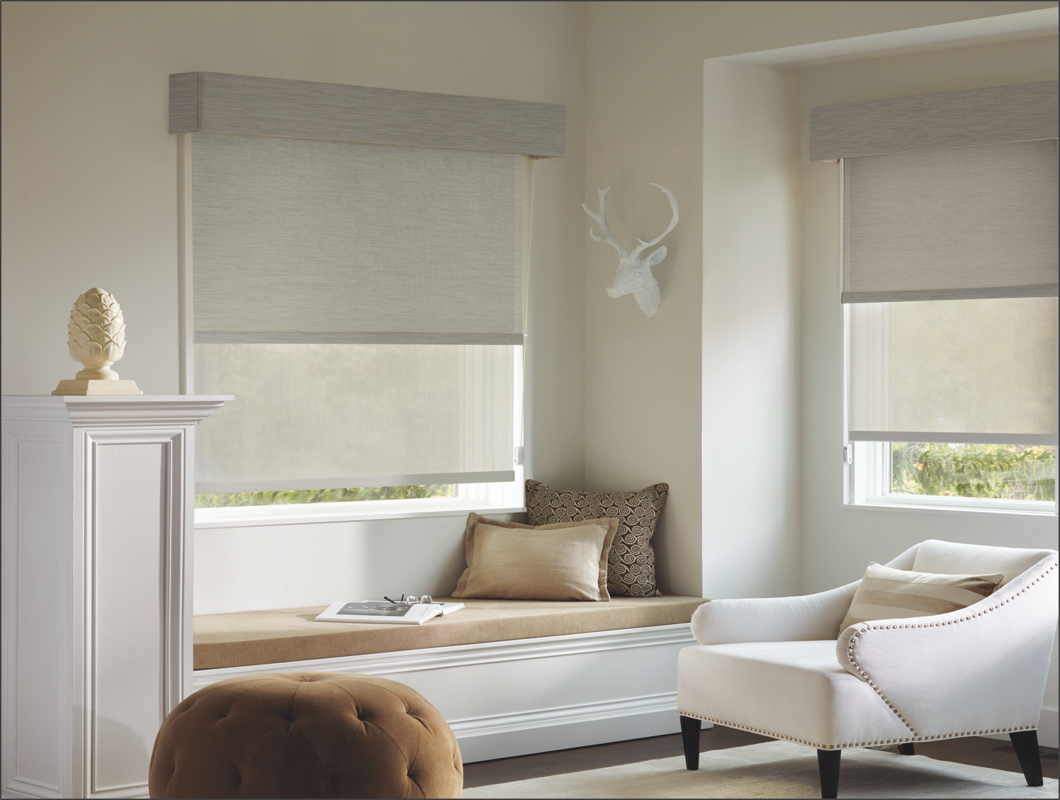 dual roller shades with 6