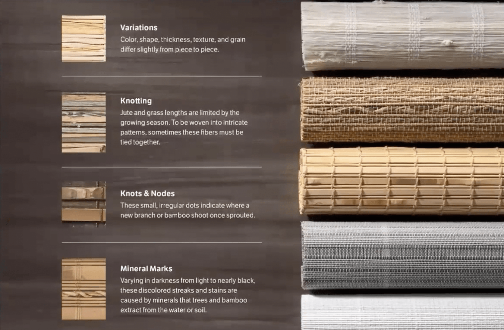Woven Shade materials available in carlsbad