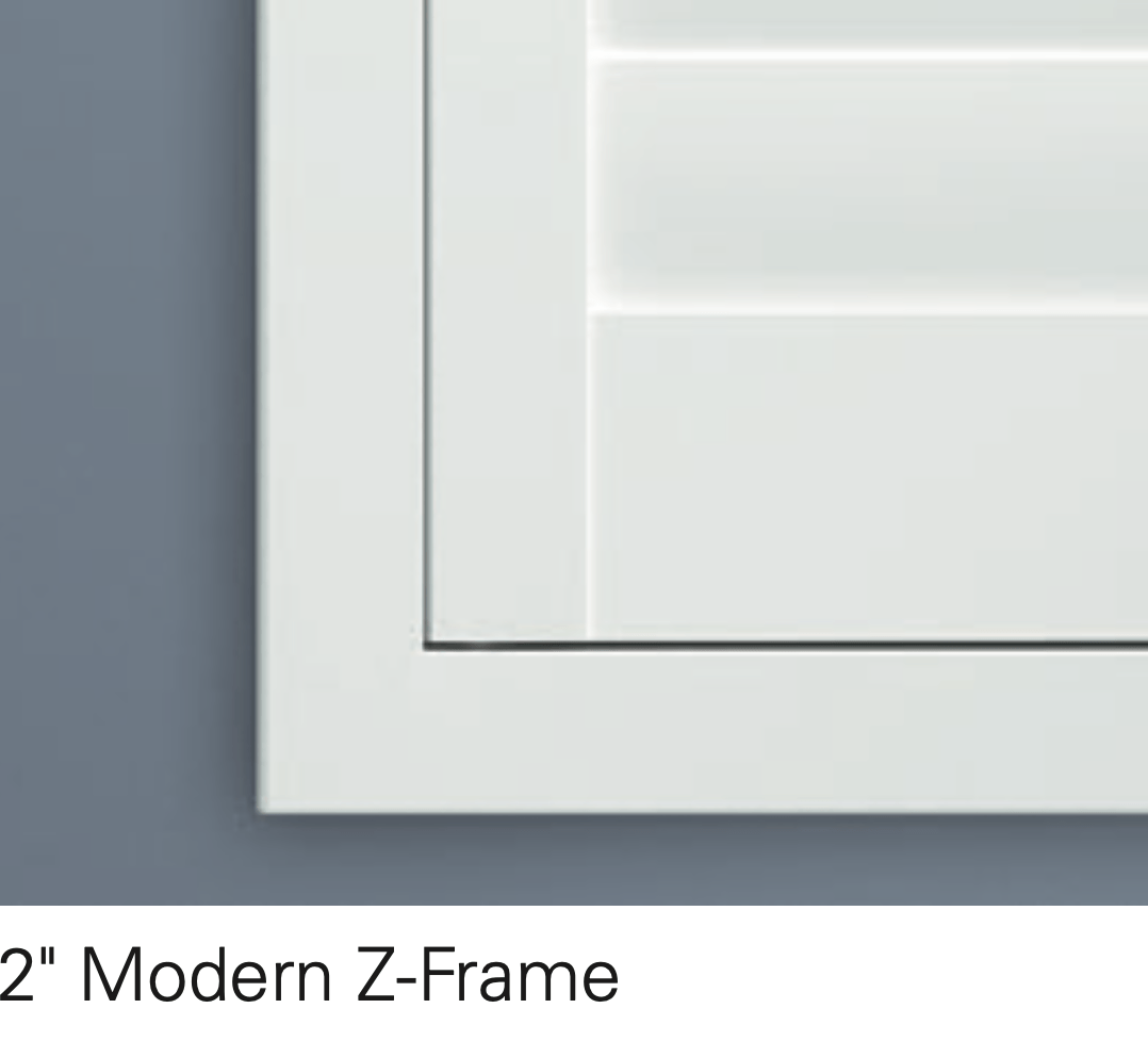 MODERN Z SHUTTER FRAME for window shutters