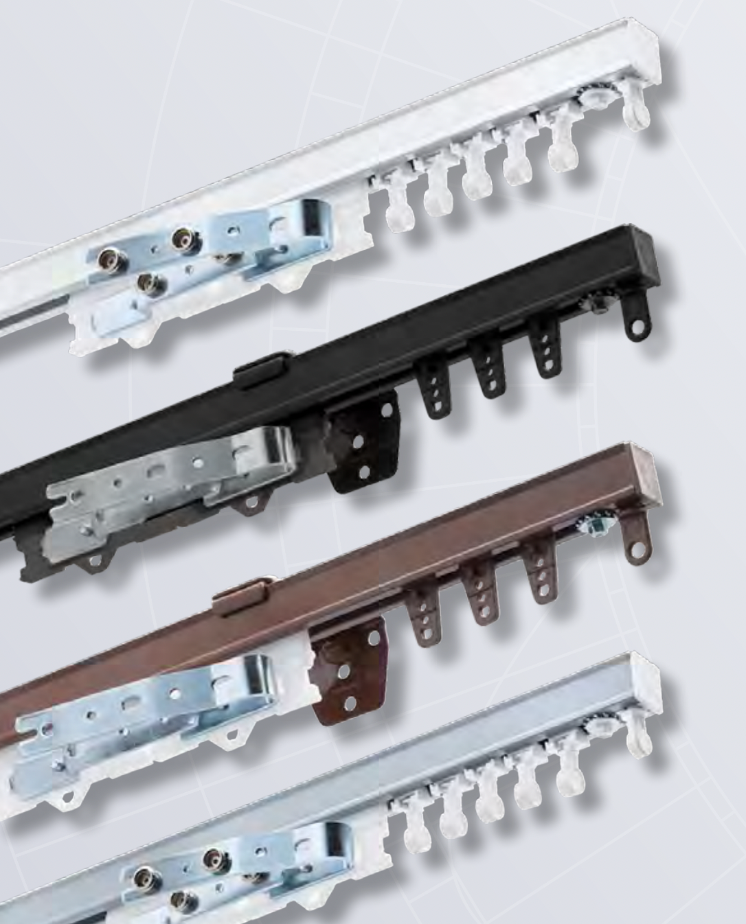 traverse rods for drapery