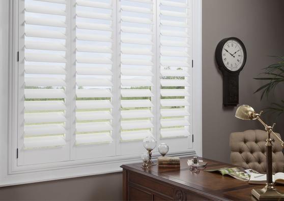 Shutters with Hidden Tilt in office