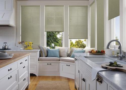 ​Honeycomb Cellular Shades in kitchen