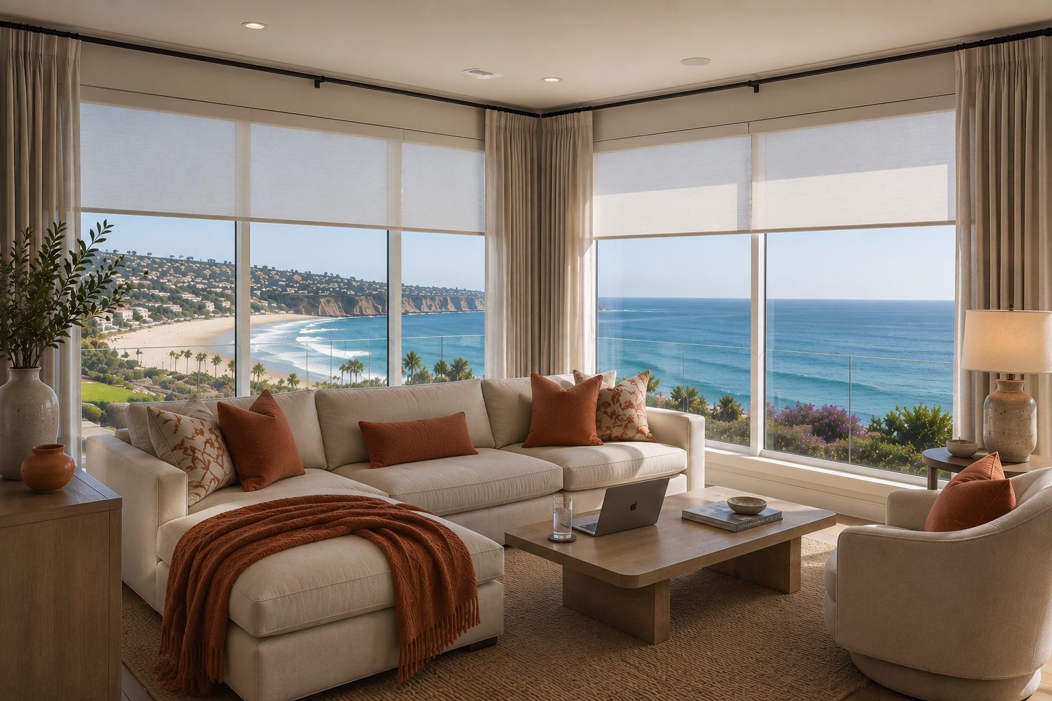 Hunter Douglas Powerview Motorized Shades - La Jolla, CA