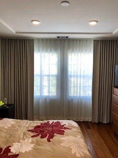 Blackout & Sheer Ripplefold Drapery