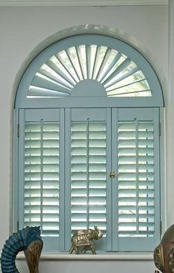 Painted Arch Shutter in Carlsbad, ca