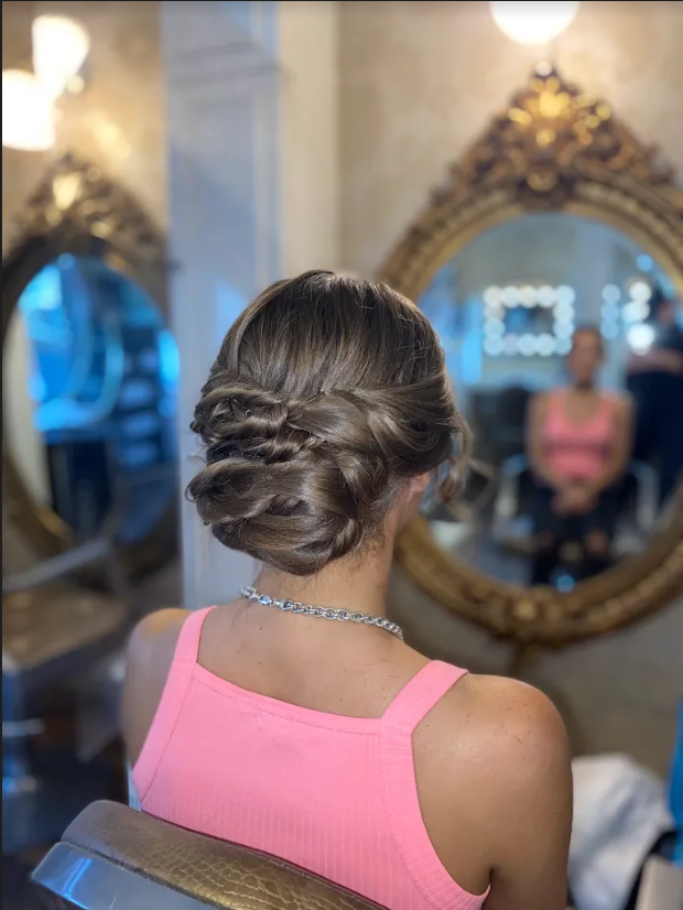 hair up styling