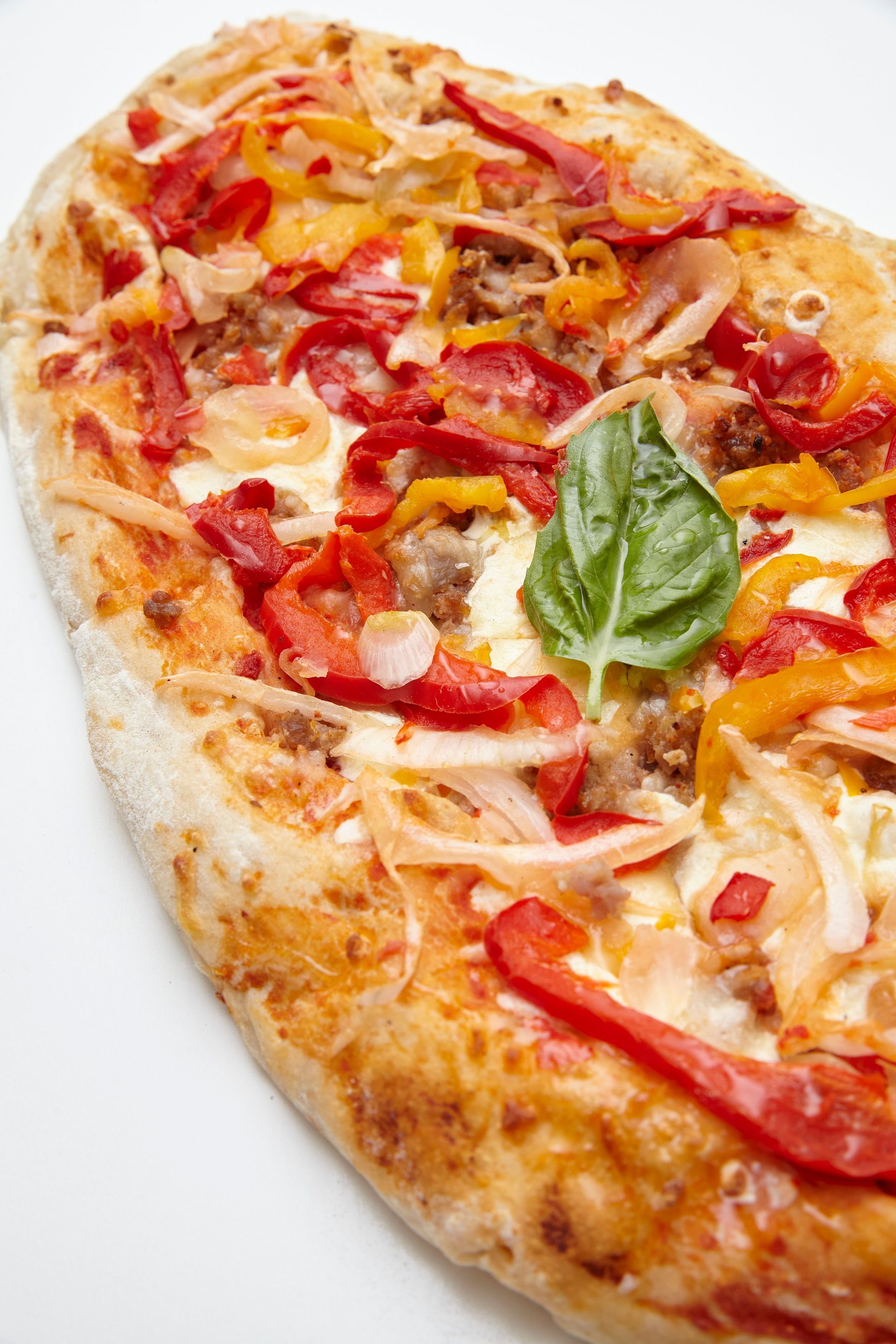 A pizza with a lot of toppings on it