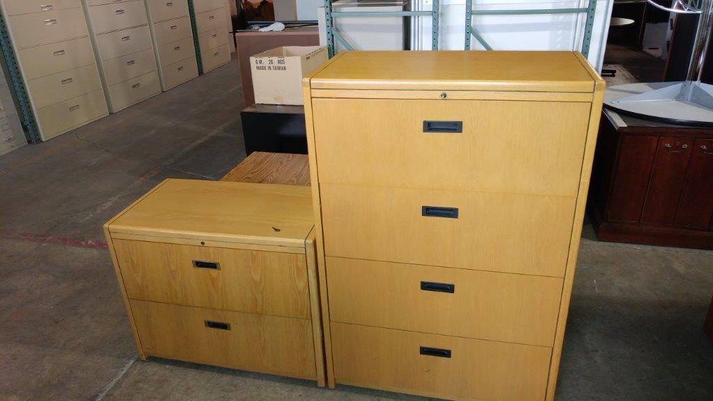 Refurbished Office Table — Yellow Storage Drawers in Fort Wayne, IN