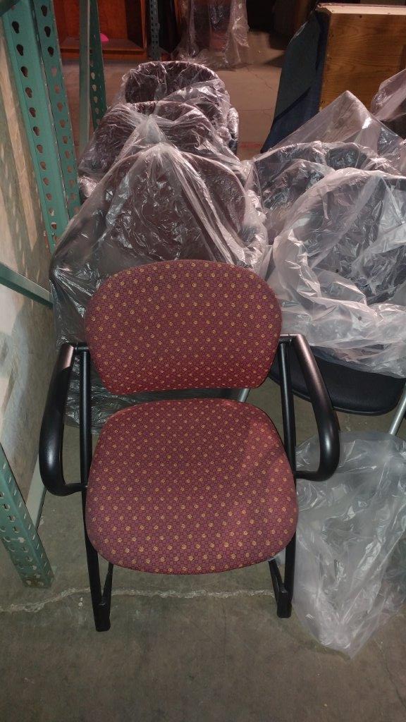 Refurbished Seating — Maroon Office Chair in Fort Wayne, IN