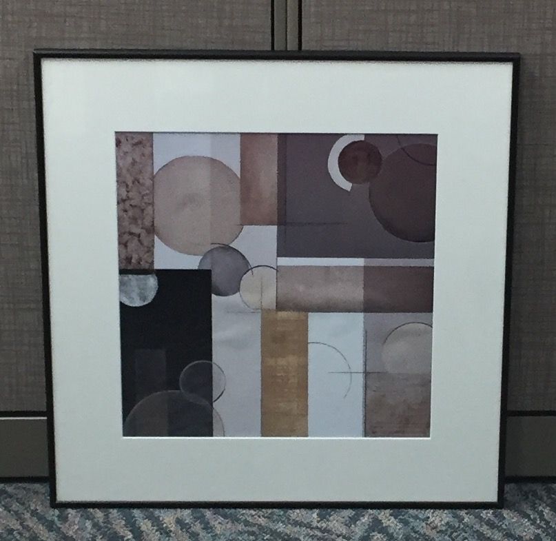Paintings — Square Framed of Shapes Painting in Fort Wayne, IN