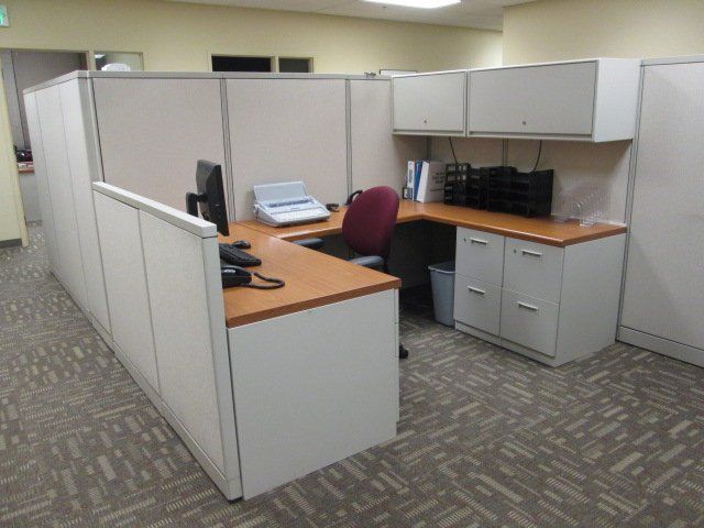 Refurbished Chair Cubicle — Other View of Office White Cubicle in Fort Wayne, IN