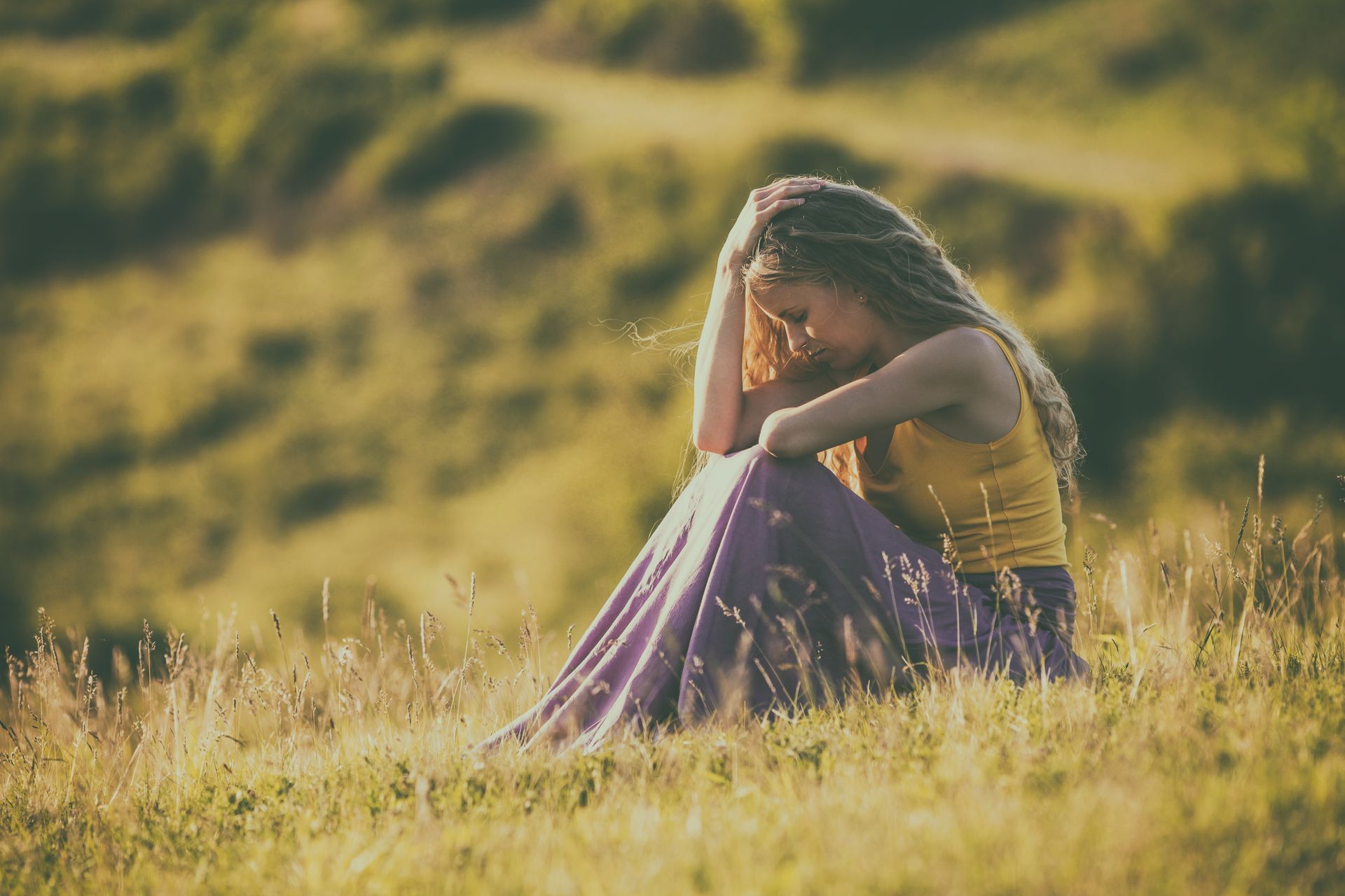 Young adult experiencing timeline anxiety