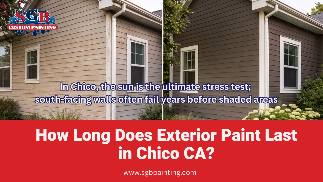 How Long Does Exterior Paint Last in Chico CA?