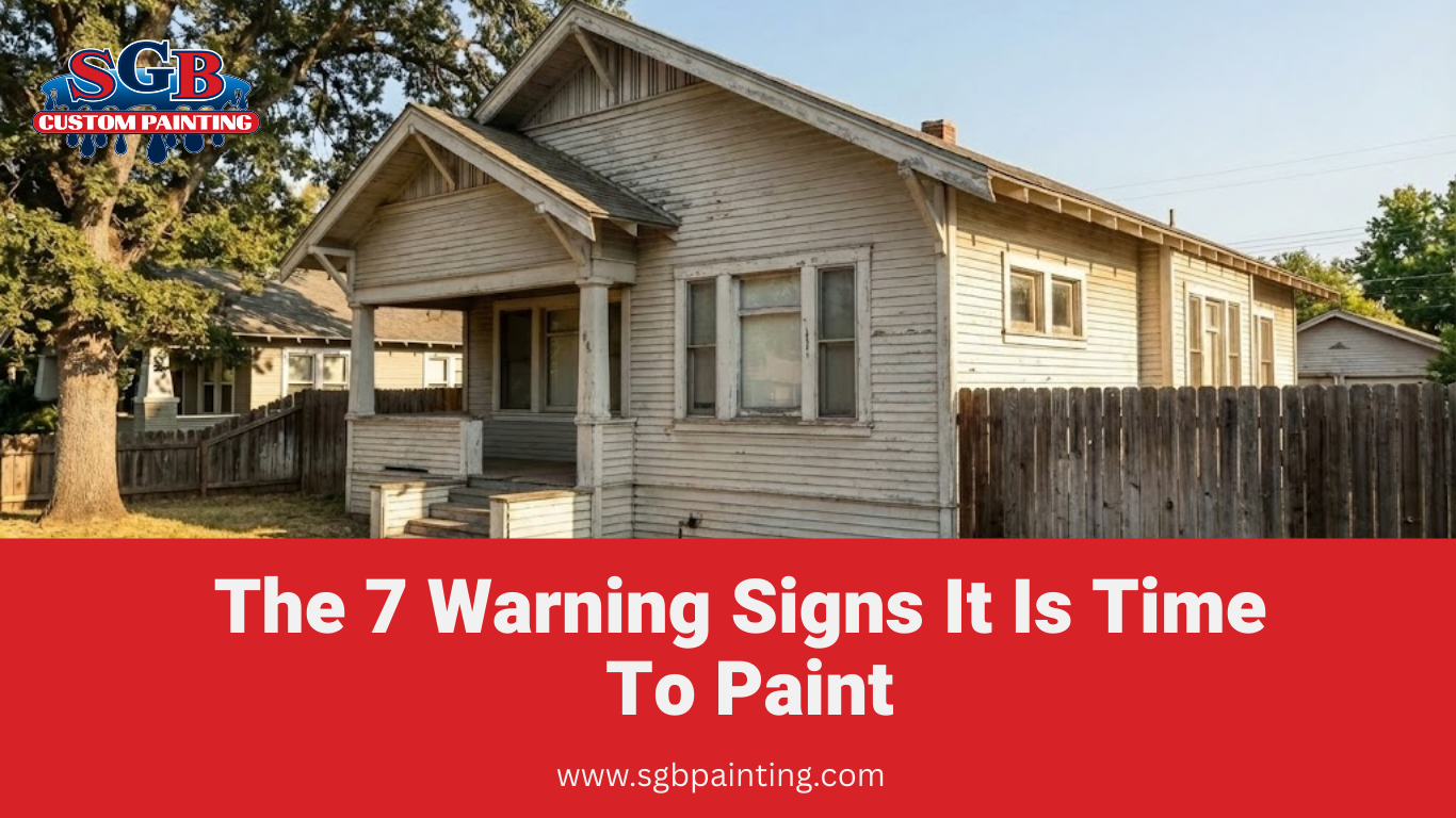7 Warning Signs Your Home Needs Painting