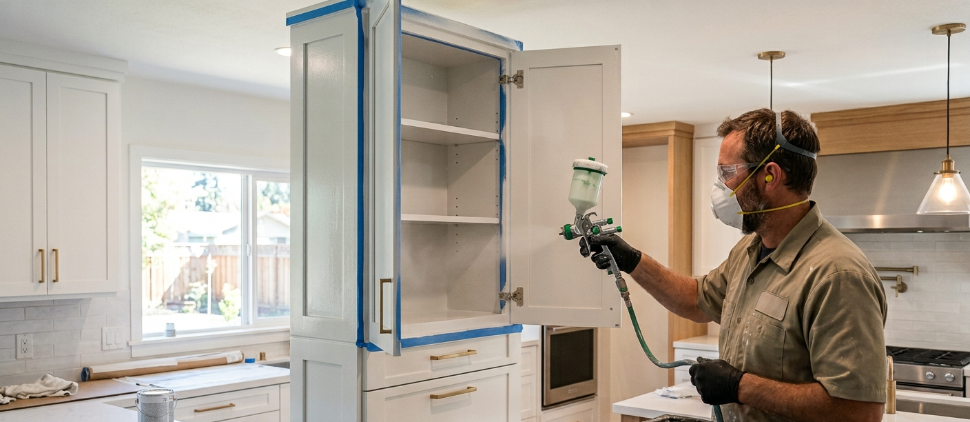cabinet painting Chico