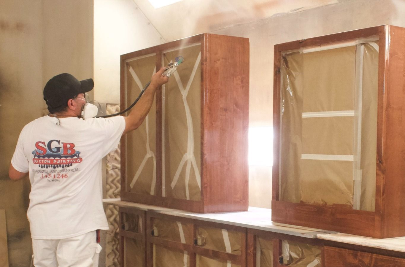 cabinet painting chico