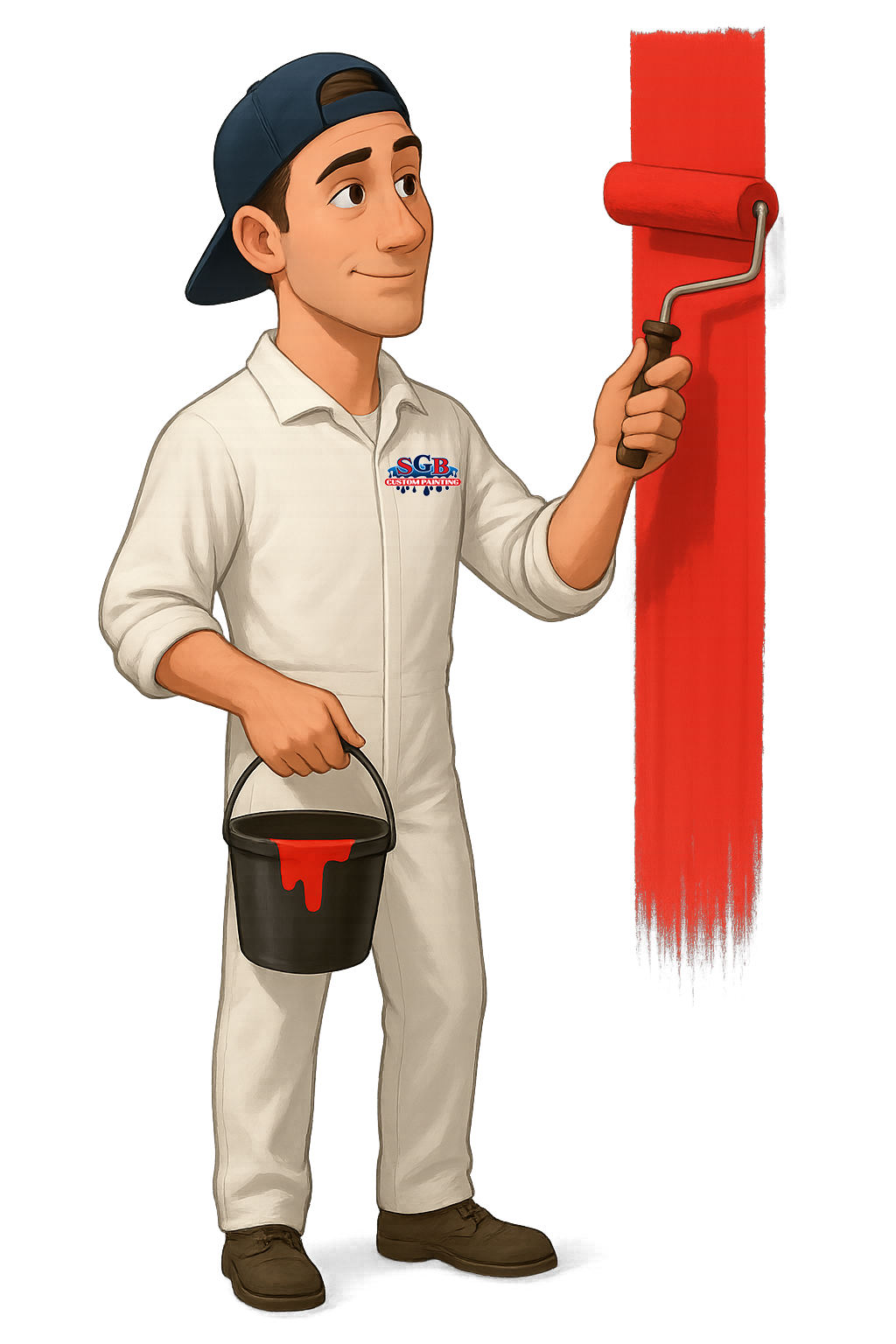 SGB Custom Painting animated character