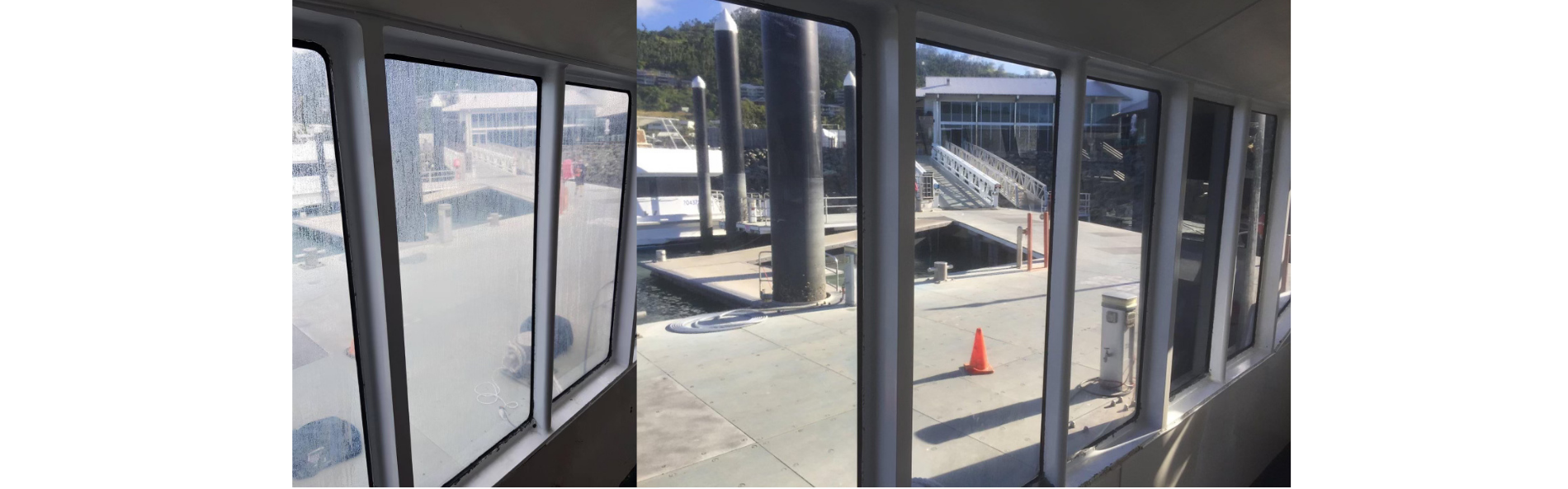 A Bathtub With Brown Water Coming Out of the Faucet — Pain in the Glass Window Cleaning in Cannonvale, QLD