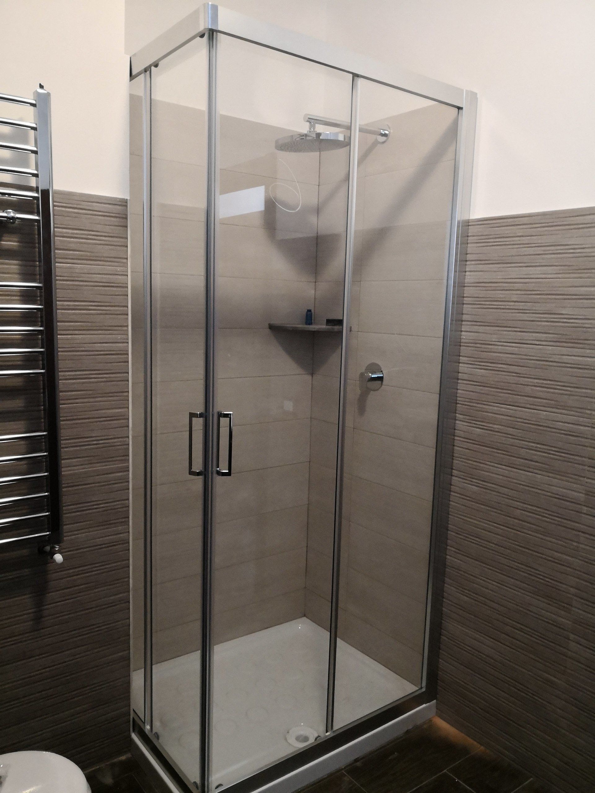 box rettangolare in vetro per doccia