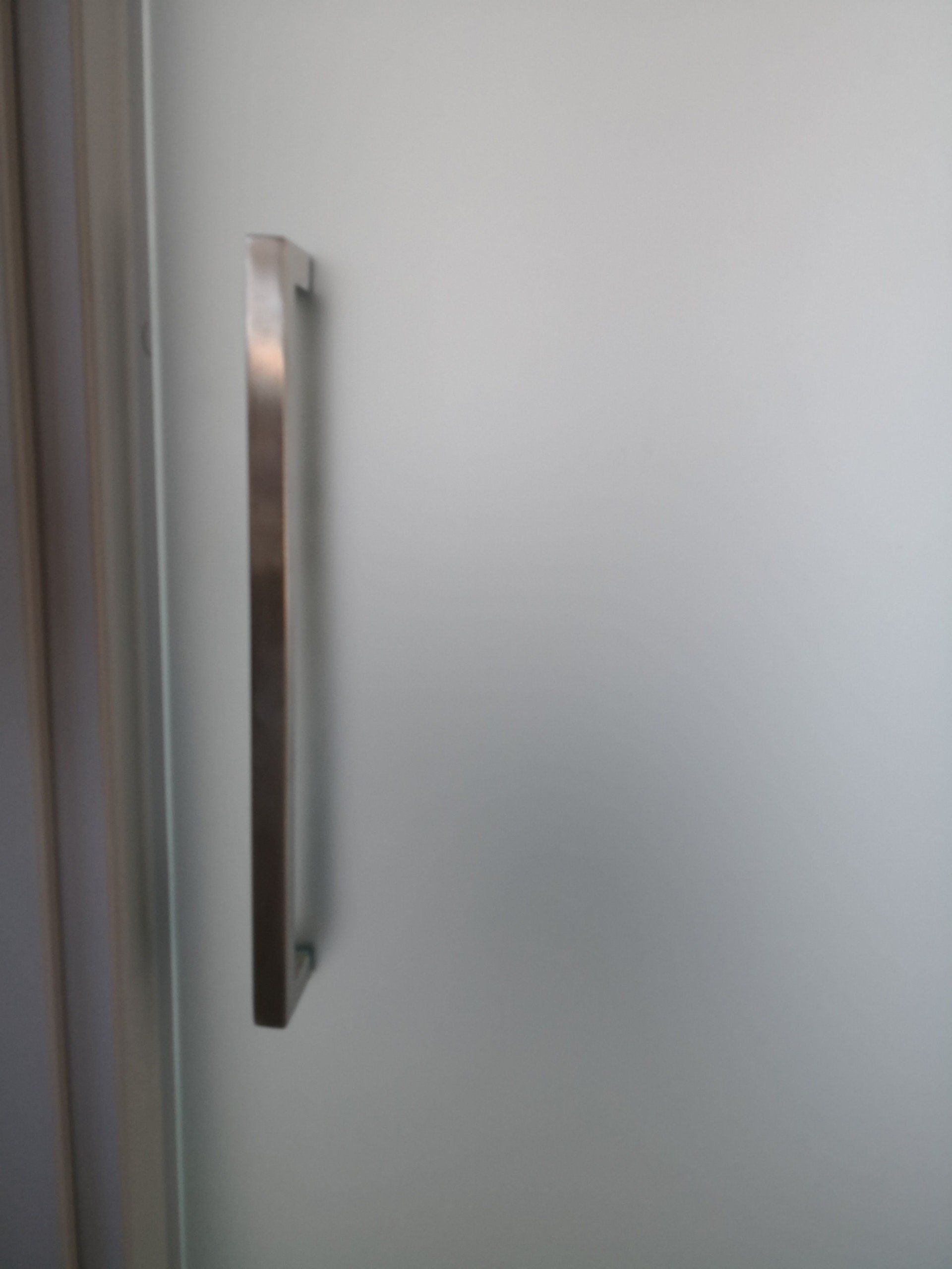 maniglia per porta in vetro