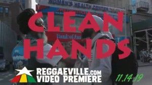 Two men greeting outdoors, with