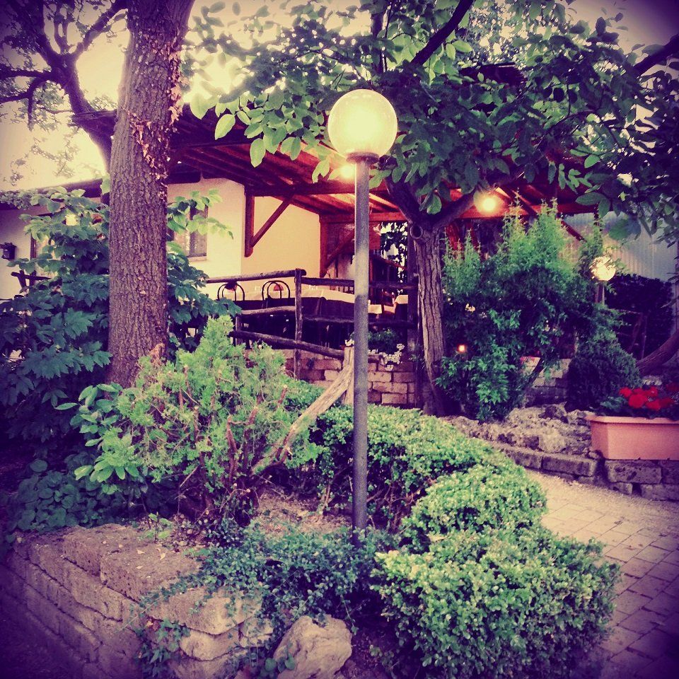 Veranda esterna del ristorante