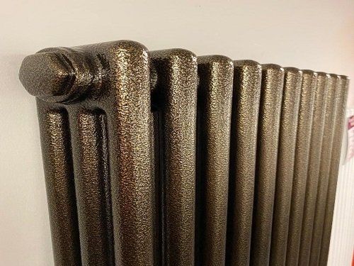 Hammered finish column radiators