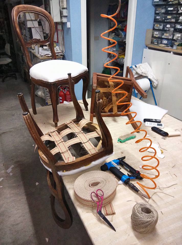 laboratorio di tappezzeria