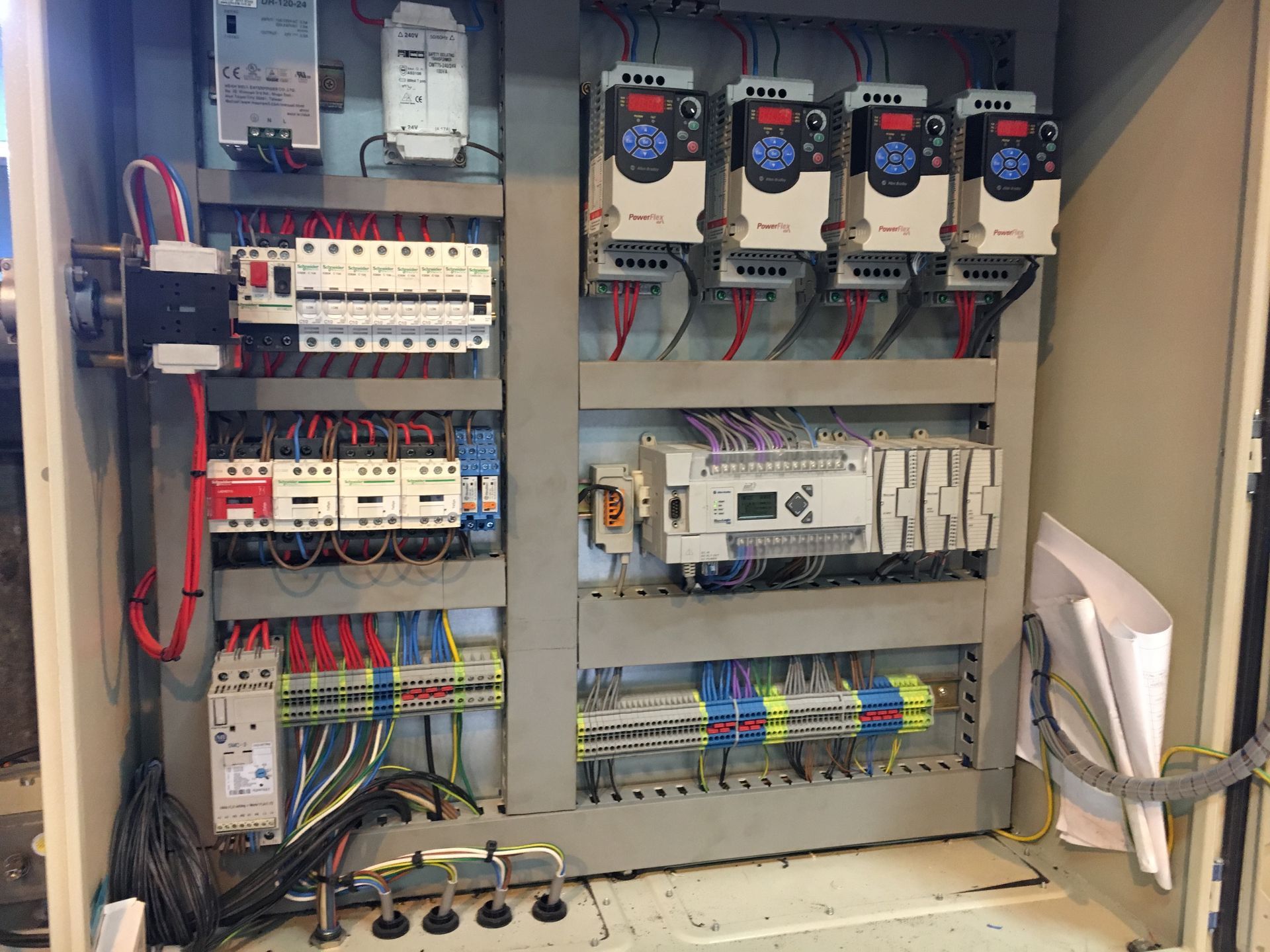 Electrical Box With Lot of Wires Coming Out — Runcorn, QLD — Runcorn Electrical Services Pty Ltd