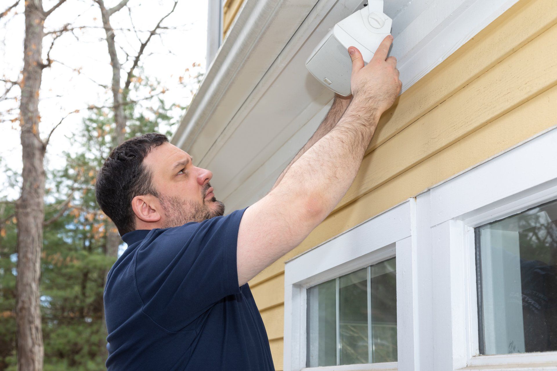 Outdoor speaker installation and service