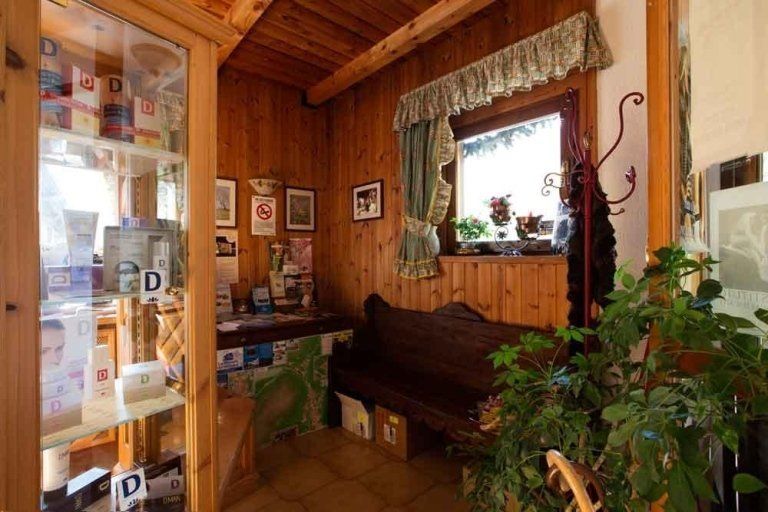 Reception di un centro benessere