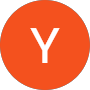The letter y is in an orange circle on a white background.
