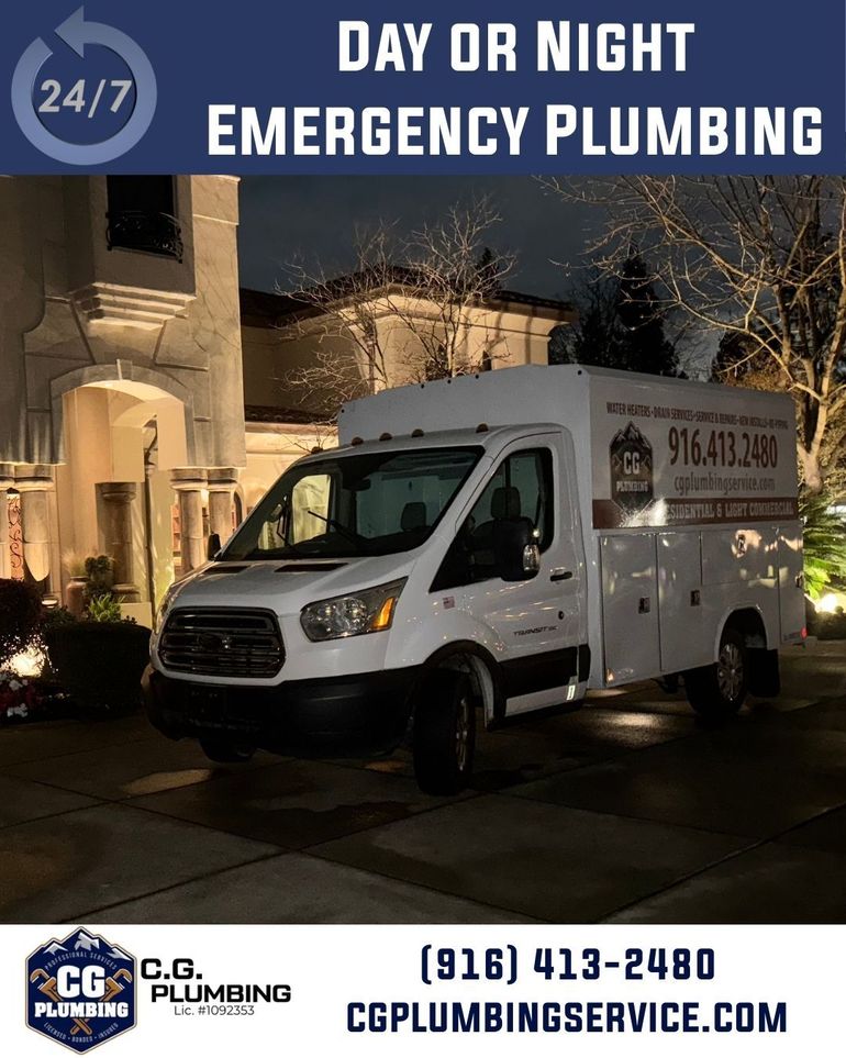 cg plumbing service truck