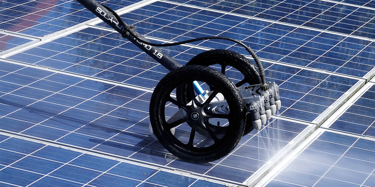 Solaranlage Reinigung