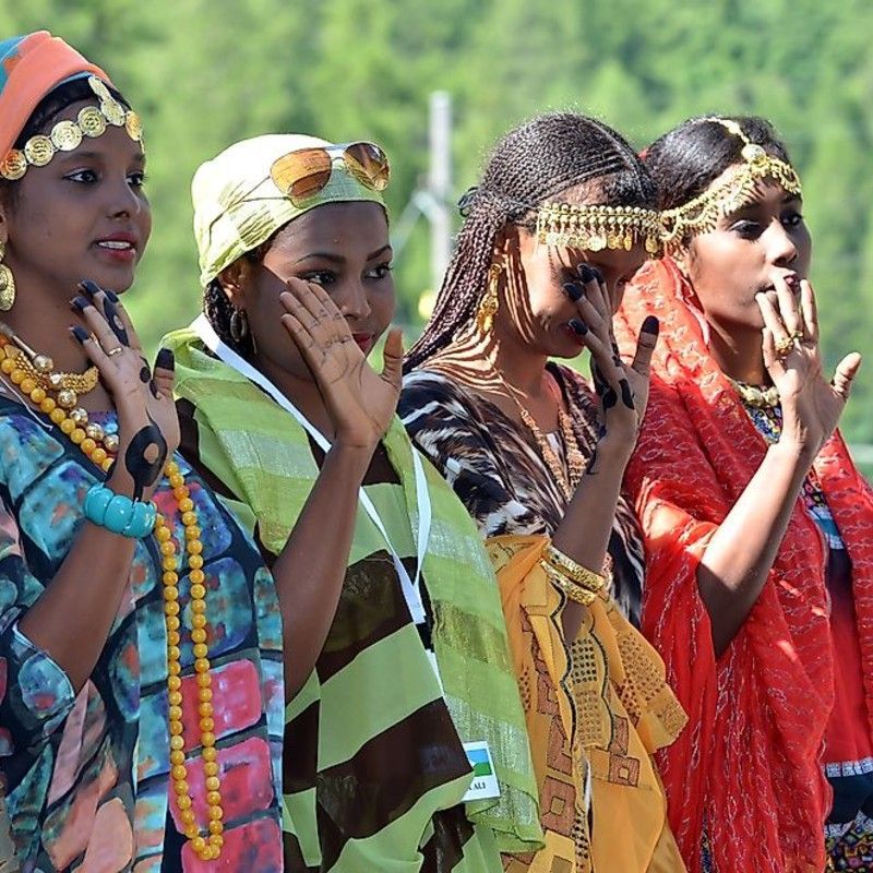 Girls in vibrant dress pose with henna-painted hands and delicate silver headdresses, reflecting Djibouti’s blend of Afar, Issa, and Red Sea traditions. Capture portraits during market days, weddings, or festival seasons, always with local consent and guidance. Inspiration Africa organizes tailor-made Djibouti journeys that connect travelers with trusted community hosts, skilled cultural interpreters, and authentic events. We arrange permits, respectful photography opportunities, and comfortable stays near key neighborhoods and coastal towns. Pair these encounters with Lake Assal, Lake Abbe, or whale shark outings for a well-rounded itinerary crafted by Inspiration Africa.
