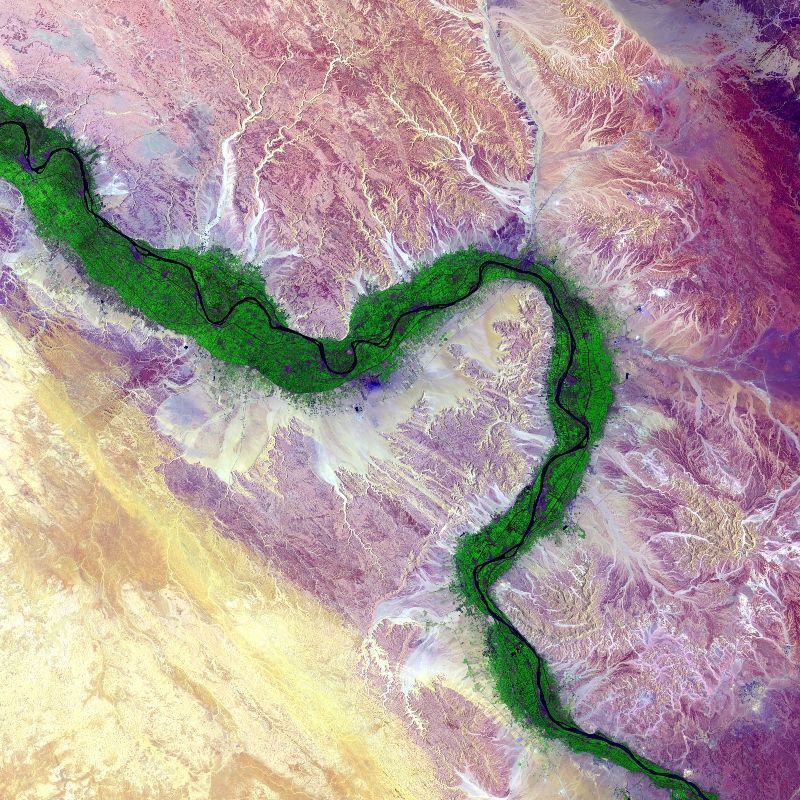 From space, Egypt unfolds as golden desert cut by the Nile—a serpent of green feeding cities, fields, and ancient sites from Cairo to Luxor and Aswan. This satellite view mirrors the journey on the ground: temples, tombs, river villages, and date-palm islands. Inspiration Africa organizes tailor-made Egypt travel, from expert-led Cairo explorations to Nile cruises, felucca sails, and private visits to Giza, Karnak, and the Valley of the Kings. We handle guides, transfers, and timing, so you experience Egypt’s river life and heritage with ease.
