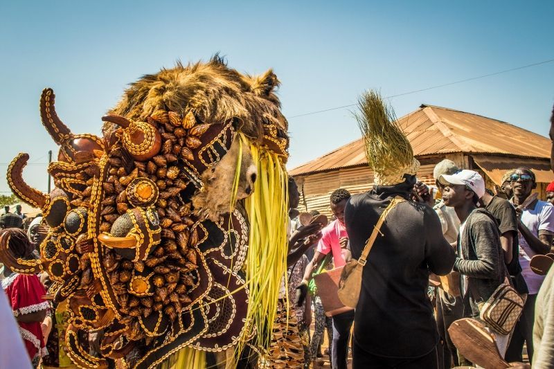 This photo showcases the vibrant energy of **Banjul**, The Gambia’s capital, during a local **festival**, where tradition, music, and community come together in colorful celebration. Cultural experiences in Banjul offer insight into Gambian heritage through dance, dress, and storytelling. Inspiration Africa creates personalized journeys to The Gambia, including immersive visits to Banjul’s markets, historical landmarks, and festive events. Whether you’re exploring local customs or witnessing cultural performances, Inspiration Africa ensures your travel experience is authentic and engaging. 
