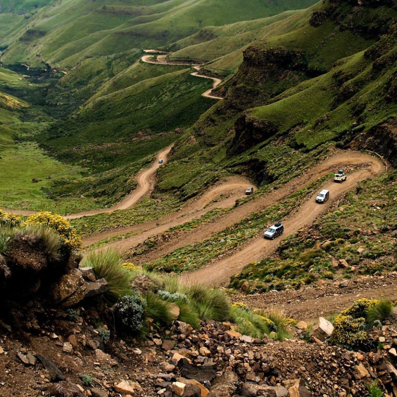 Horse riders travel across wide open plains toward snow-capped mountains in the distance—an iconic scene in Lesotho, where horseback is a traditional and practical way to explore. With its vast, rugged landscapes and dramatic highlands, Lesotho is one of the best destinations in Africa for horseback adventures. Trails lead through remote villages, across rivers, and into alpine valleys, offering an authentic and immersive way to experience the “Kingdom in the Sky.” Inspiration Africa organizes custom travel to Lesotho, including guided horse treks tailored to your interests, ensuring an unforgettable journey through this stunning, high-altitude terrain.
