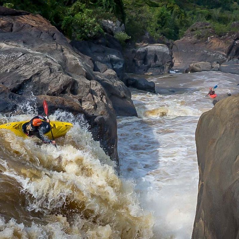 Kayaking and rafting on the Maningory River in Madagascar offer thrilling and scenic adventures, navigating winding waterways through mangroves, fishing villages, and rich birdlife, immersing travelers in the island’s diverse natural landscapes.