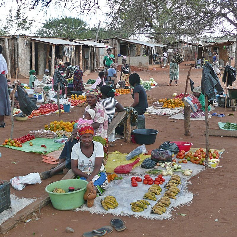 Mozambique's vibrant street markets offer cultural immersion, with colorful stalls showcasing fresh produce, handmade crafts, and the lively rhythms of local life and traditions.