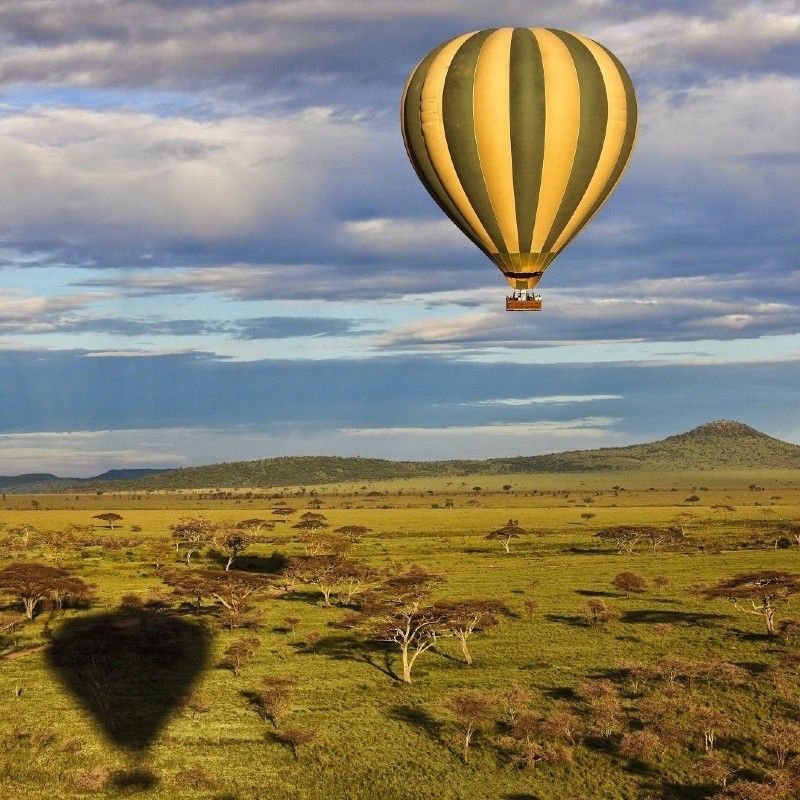 Hot air ballooning over the Akagera National Park offers a unique perspective of Rwanda’s savannah and wetlands. Soaring at sunrise, visitors can witness elephants, giraffes, and other wildlife while enjoying breathtaking views of the park’s diverse landscapes.