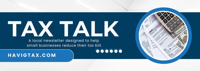 Tax Talk Newsletter for Small Business Owners in Anoka County, MN