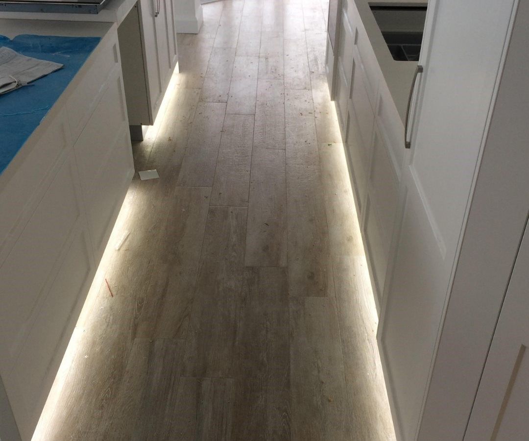 A Hallway In A Kitchen With A Light On The Floor — Joyner Electrical Pty Ltd In Carrara, QLD 